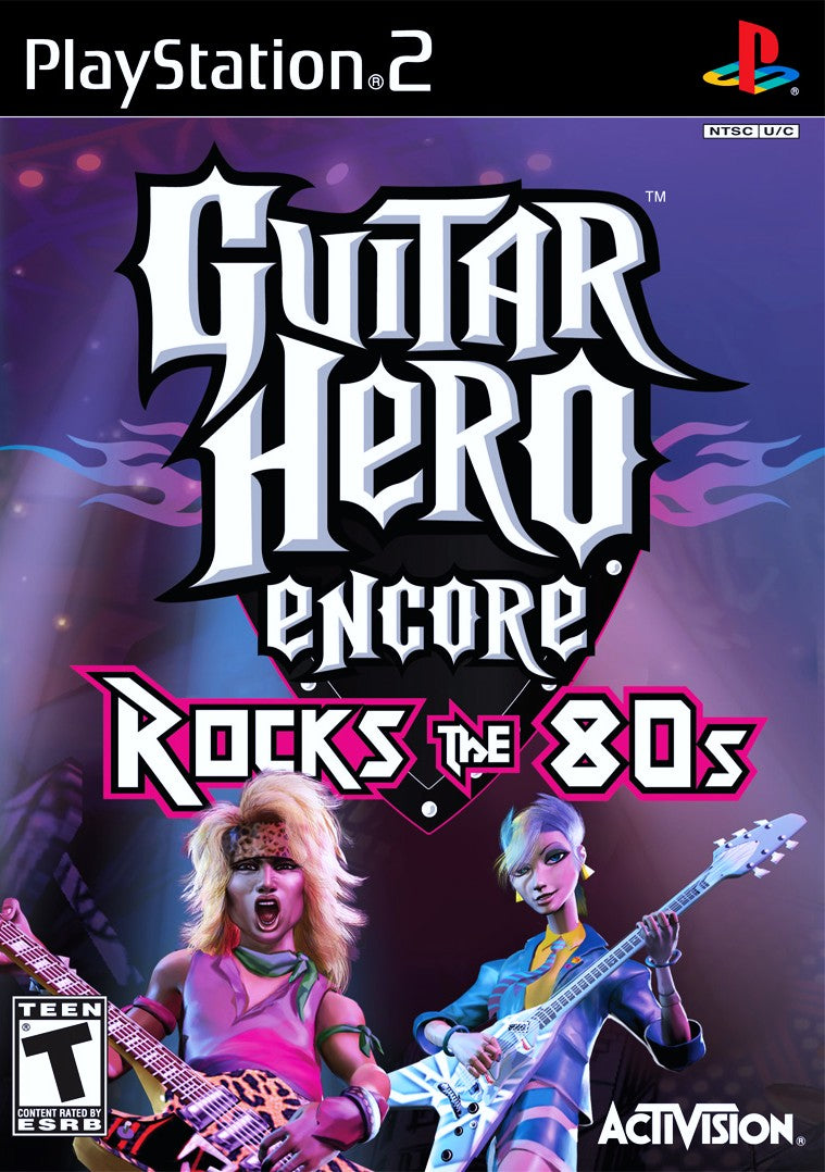 Guitar Hero Encore Rocks the 80's - Playstation 2