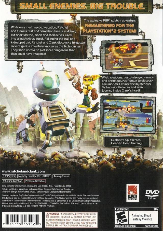 Ratchet & Clank Size Matters - Playstation 2