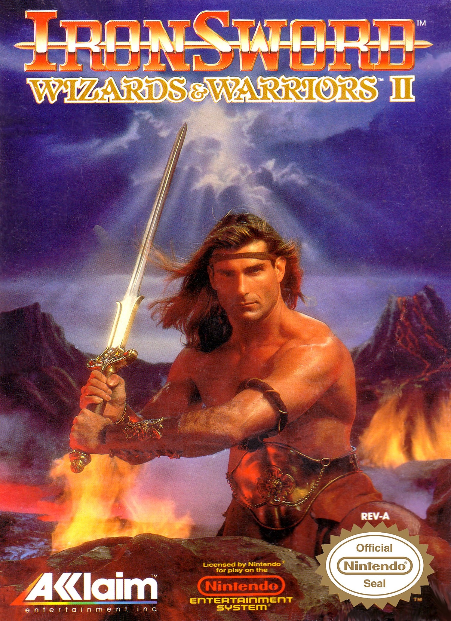Iron Sword Wizards and Warriors II - NES