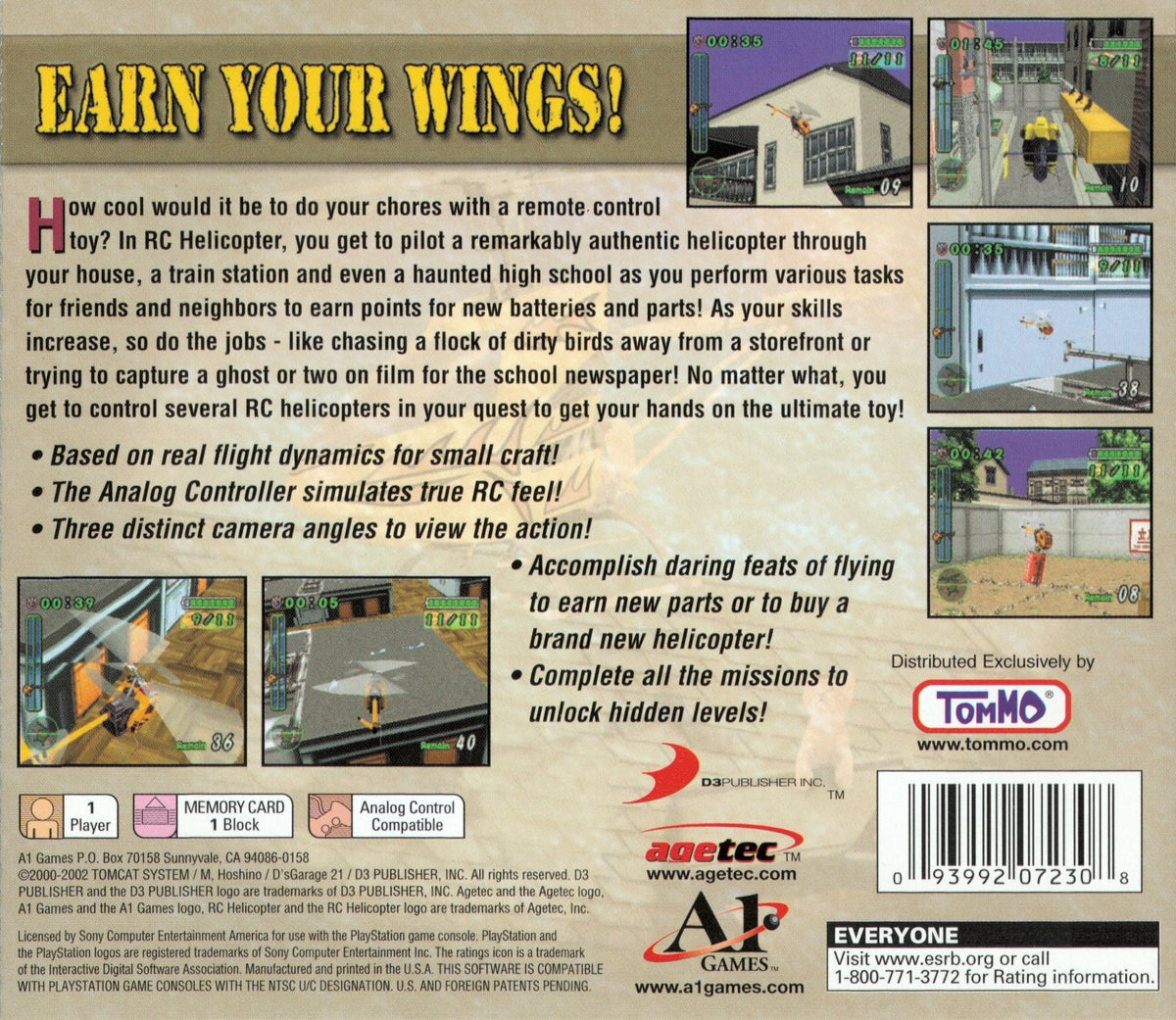 RC Helicopter - Playstation