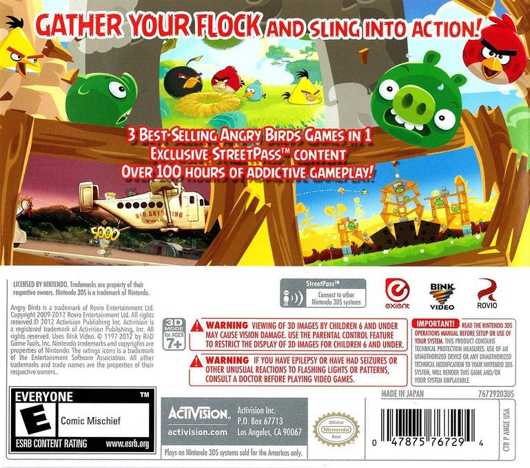 Angry Birds Trilogy - Nintendo 3DS - Retro Island Gaming