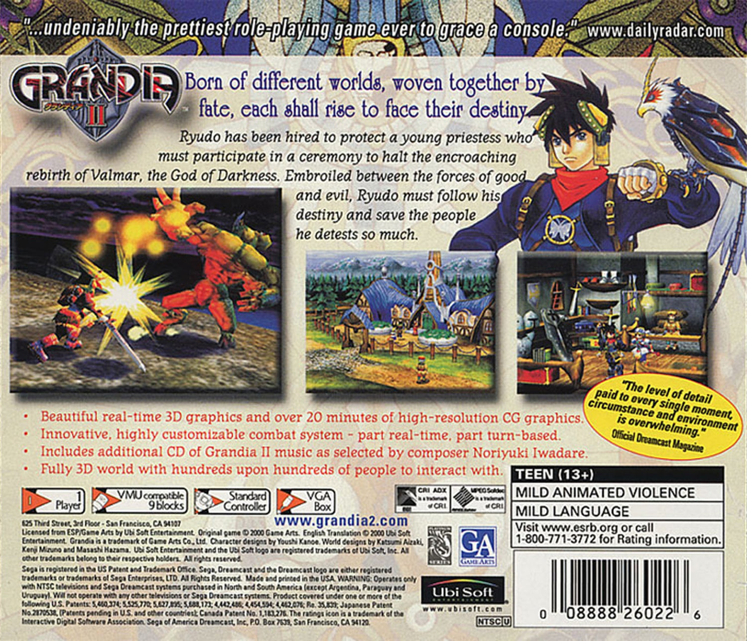 Grandia II - Sega Dreamcast