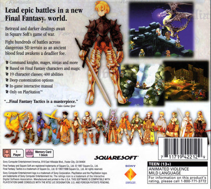 Final Fantasy Tactics [Greatest Hits] - Playstation