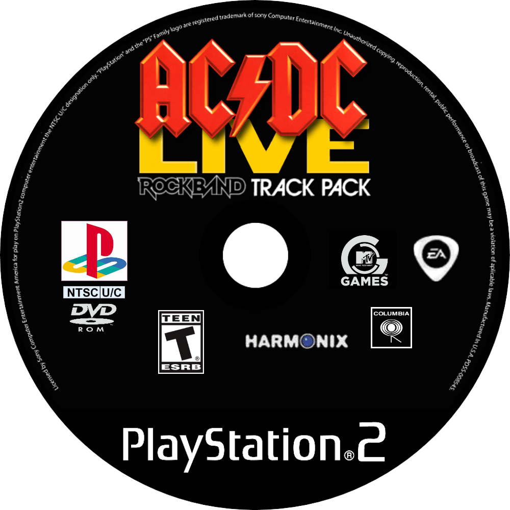 AC/DC Live Rock Band Track Pack - Playstation 2 - Retro Island Gaming