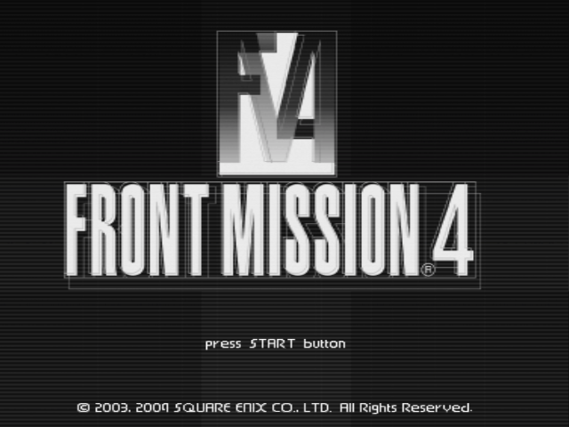 Front Mission 4 - Playstation 2