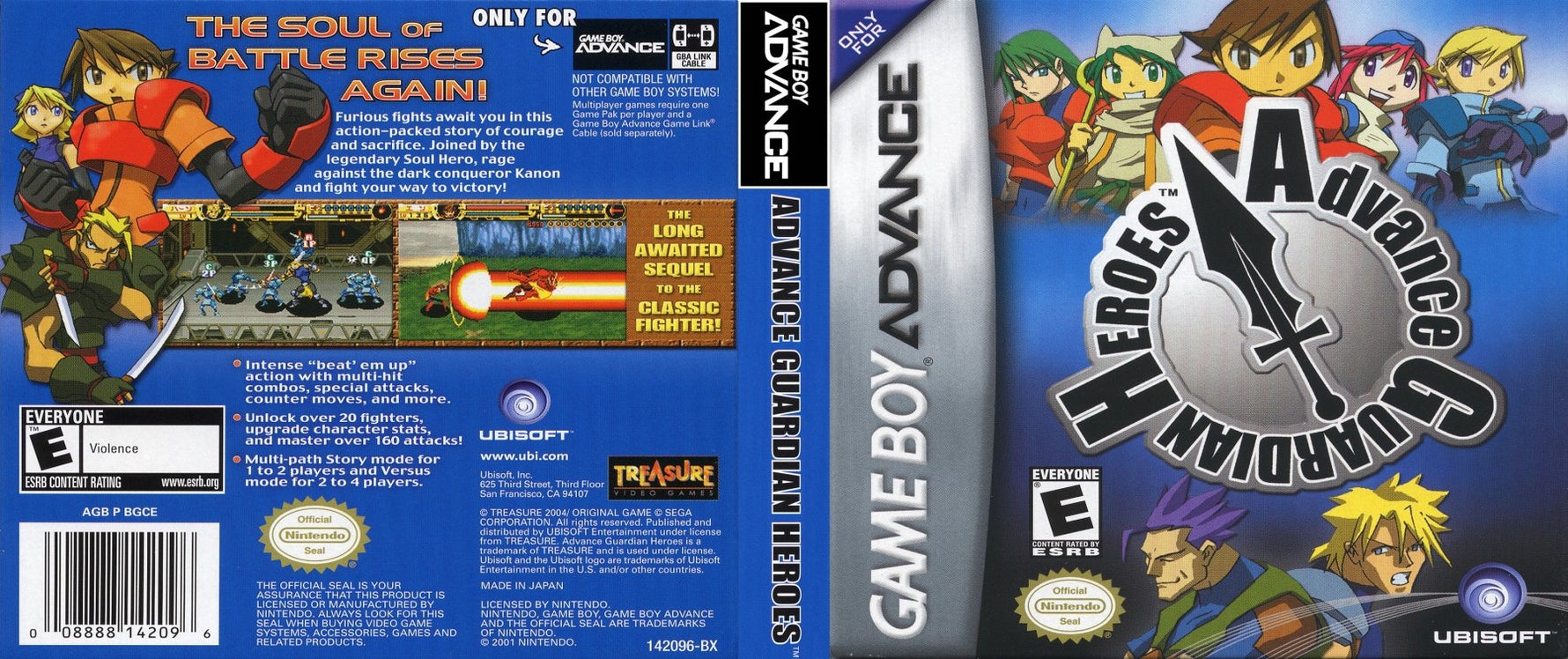 Advance Guardian Heroes - GameBoy Advance - Retro Island Gaming