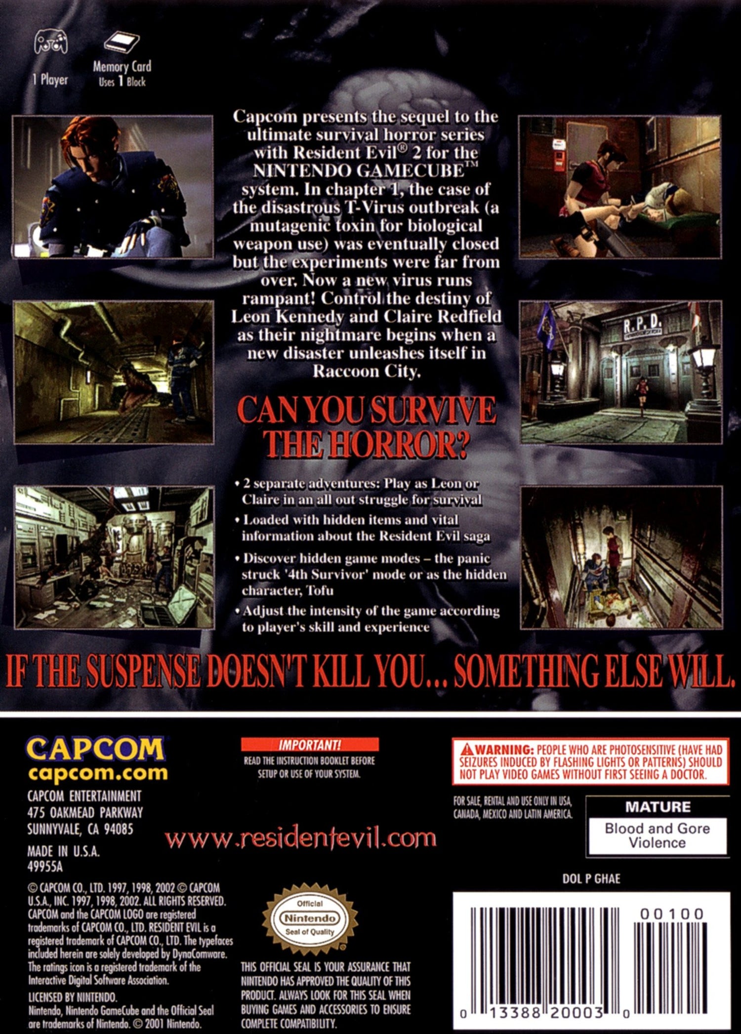 Resident Evil 2 - Gamecube