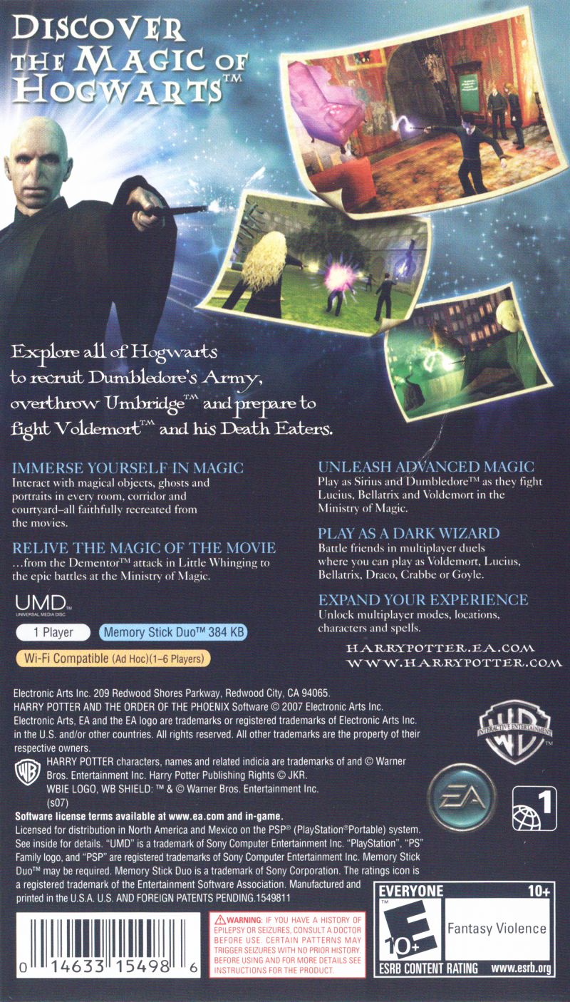 Harry Potter and the Order of the Phoenix - PSP