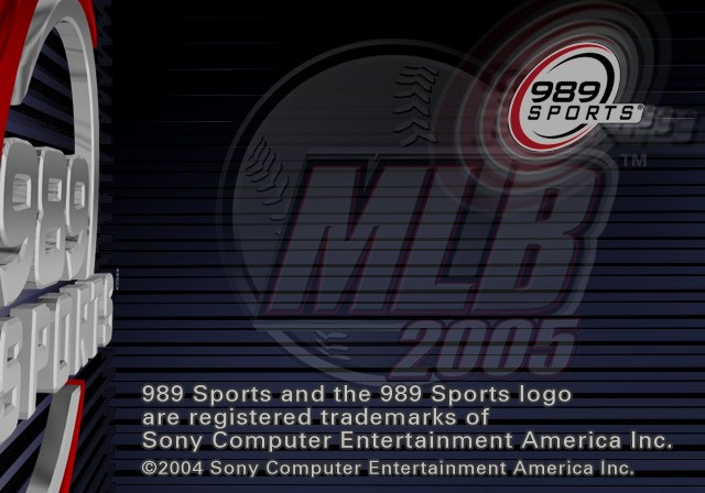 MLB 2005 - Playstation 2