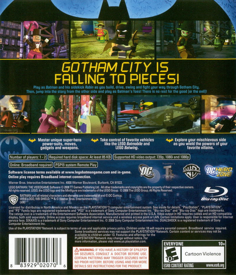 LEGO Batman The Videogame - Playstation 3 - Retro Island Gaming