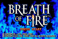 Breath of Fire - GameBoy Advance