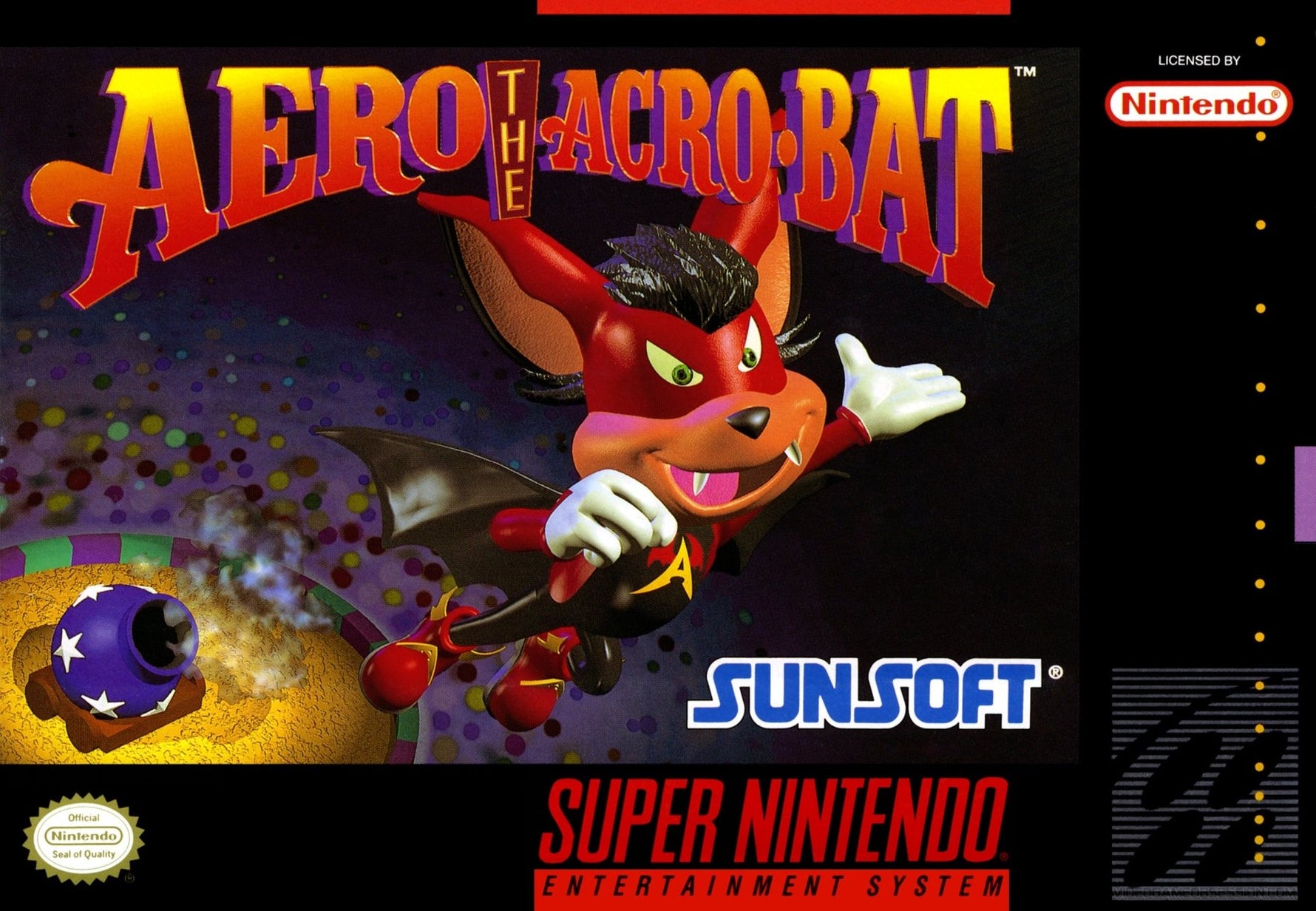 Aero the Acro - Bat - Super Nintendo - Retro Island Gaming