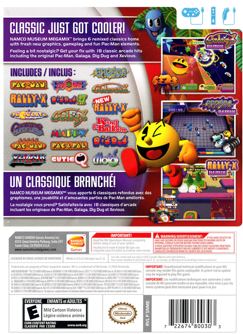 Namco Museum Megamix - Wii