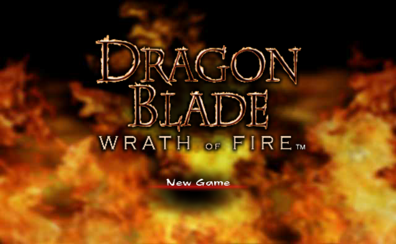 Dragon Blade Wrath Of Fire - Wii