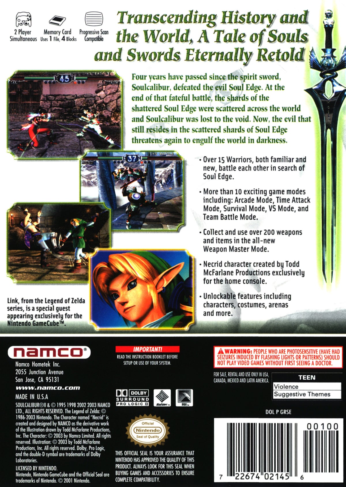 Soul Calibur II - Gamecube