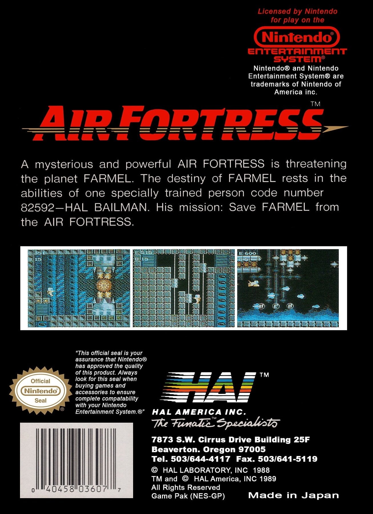 Air Fortress - NES - Retro Island Gaming