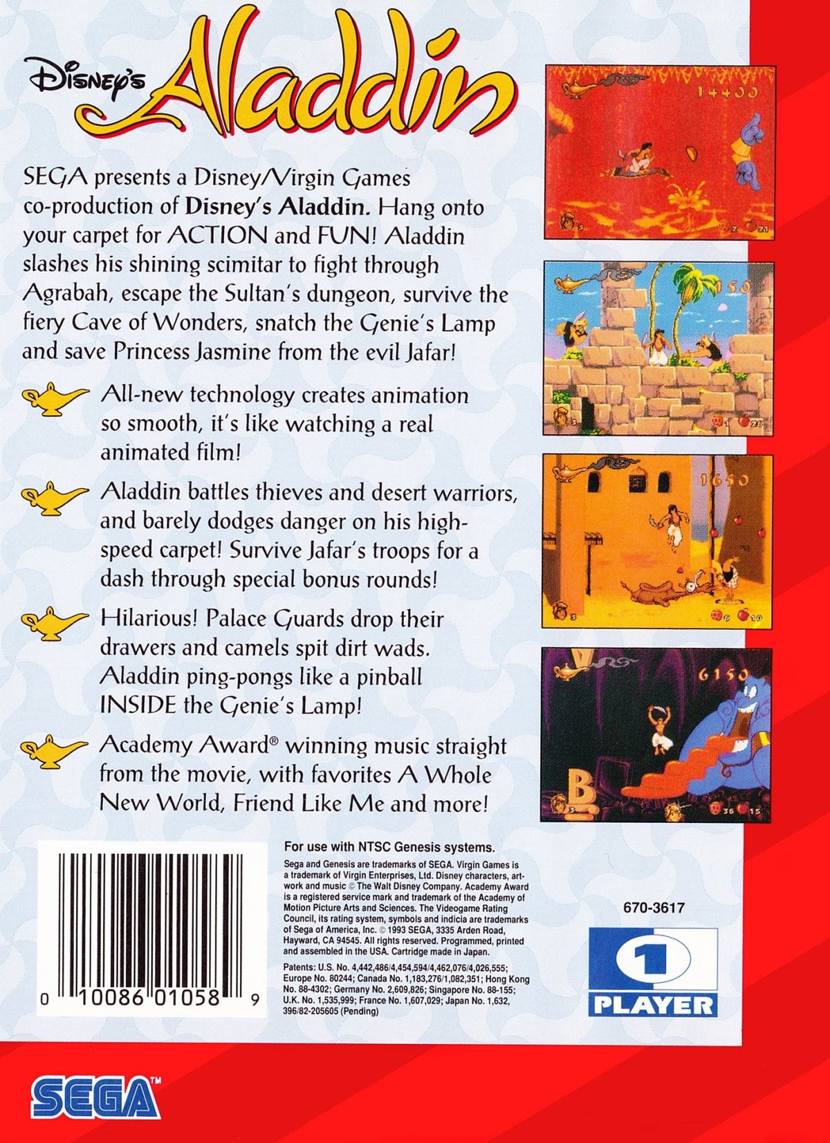 Aladdin - Sega Genesis - Retro Island Gaming