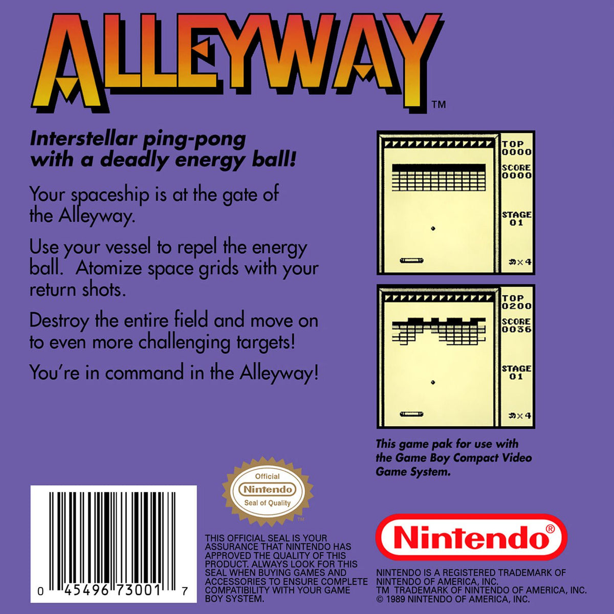 Alleyway - GameBoy - Retro Island Gaming