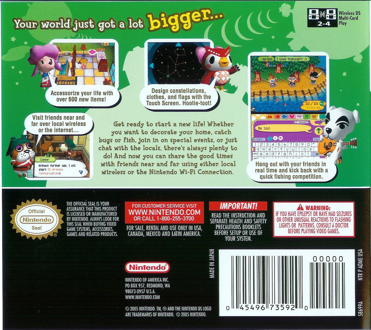 Animal Crossing Wild World - Nintendo DS - Retro Island Gaming