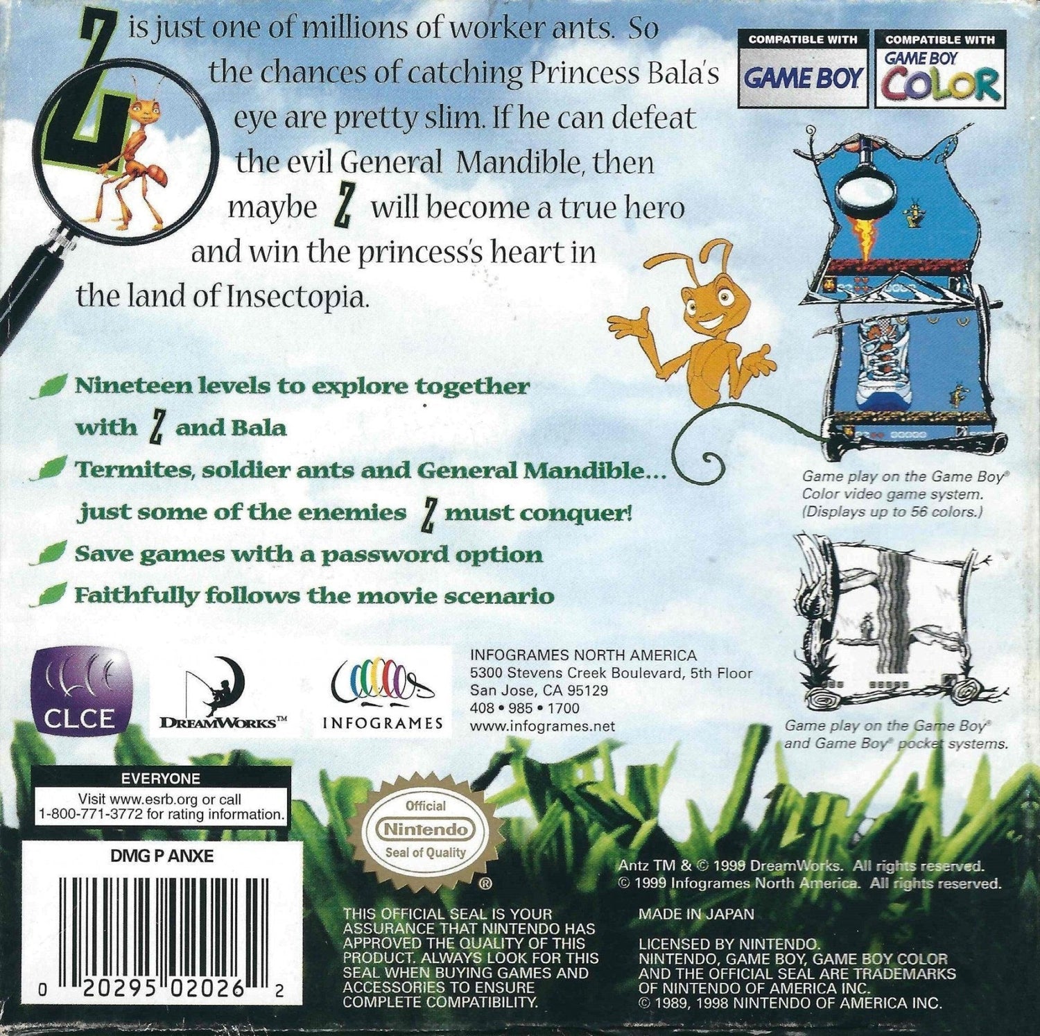 Antz - GameBoy Color - Retro Island Gaming