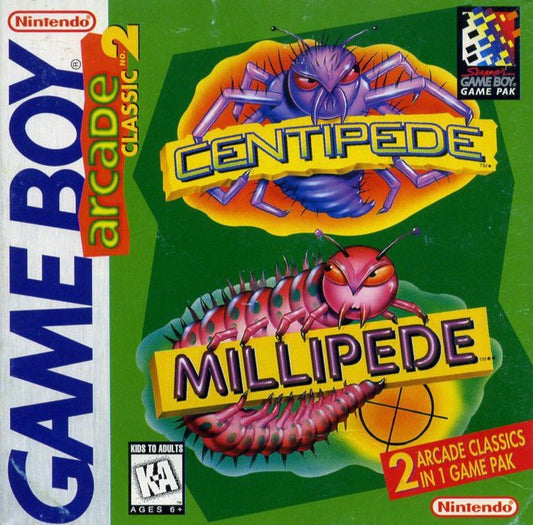 Arcade Classic 2: Centipede and Millipede - GameBoy - Retro Island Gaming