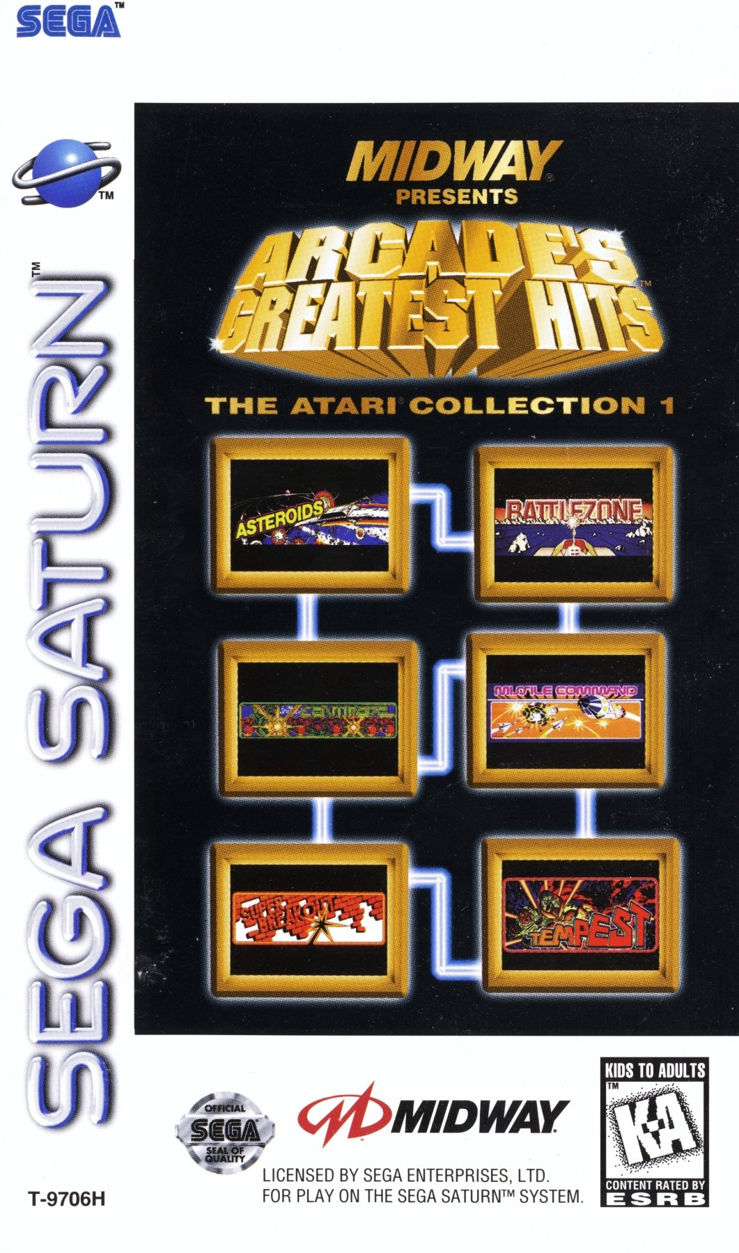 Arcade's Greatest Hits Atari Collection - Sega Saturn - Retro Island Gaming