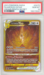 Arceus VSTAR GG70 - Pokemon Crown Zenith - Retro Island Gaming