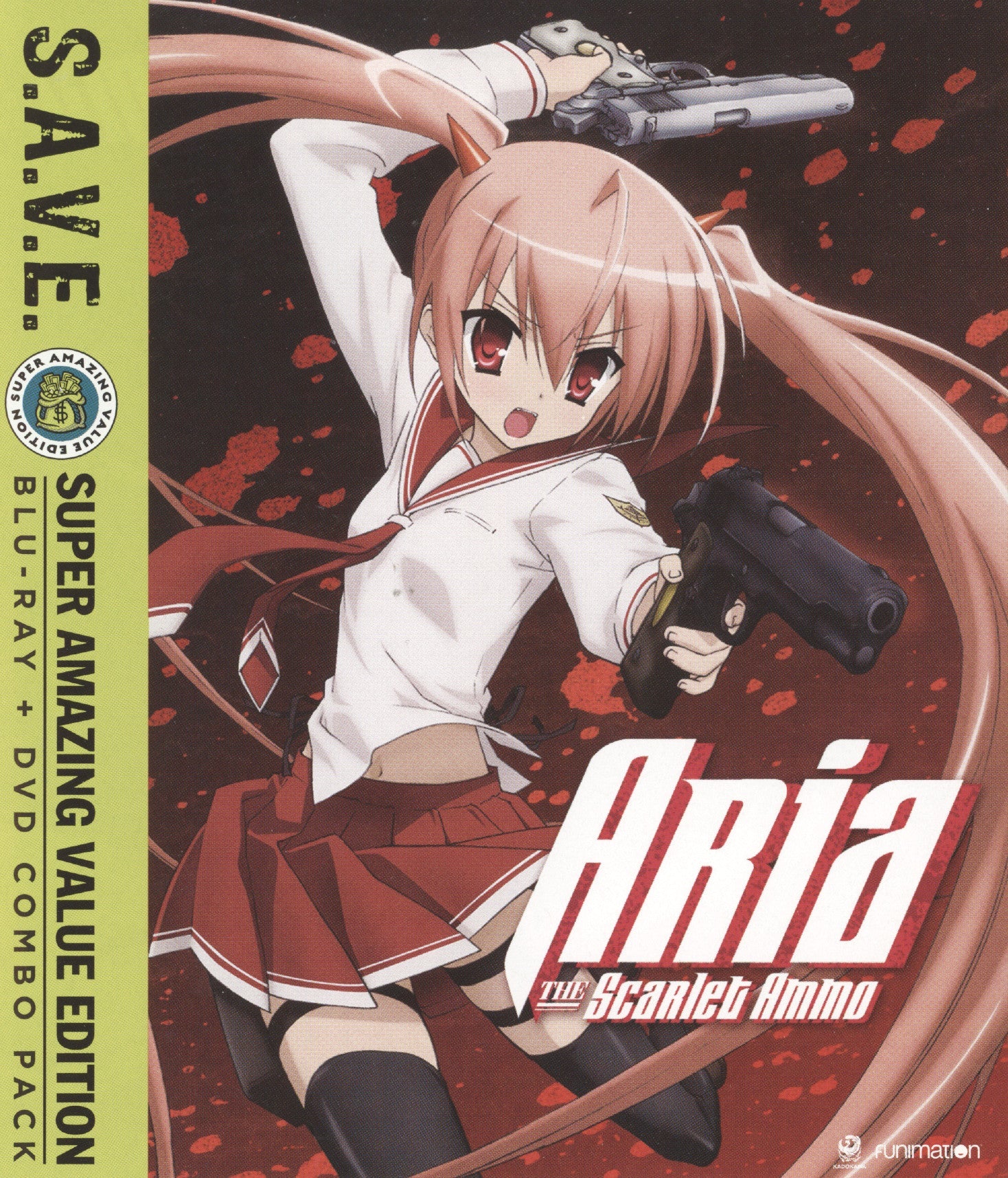 Aria the Scarlet Ammo - Season One (S.A.V.E.) - Blu - ray - Retro Island Gaming