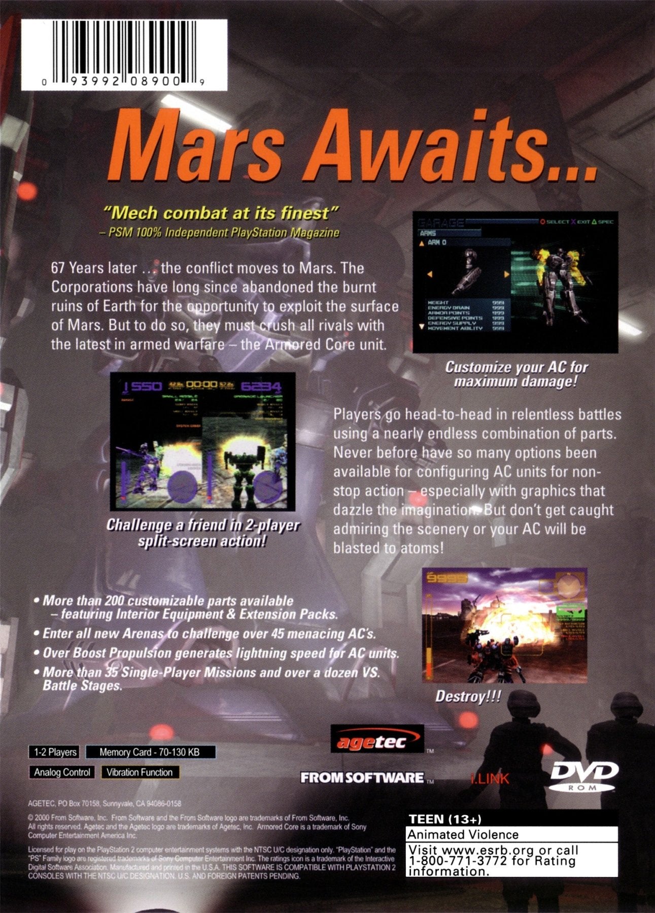 Armored Core 2 - Playstation 2 - Retro Island Gaming