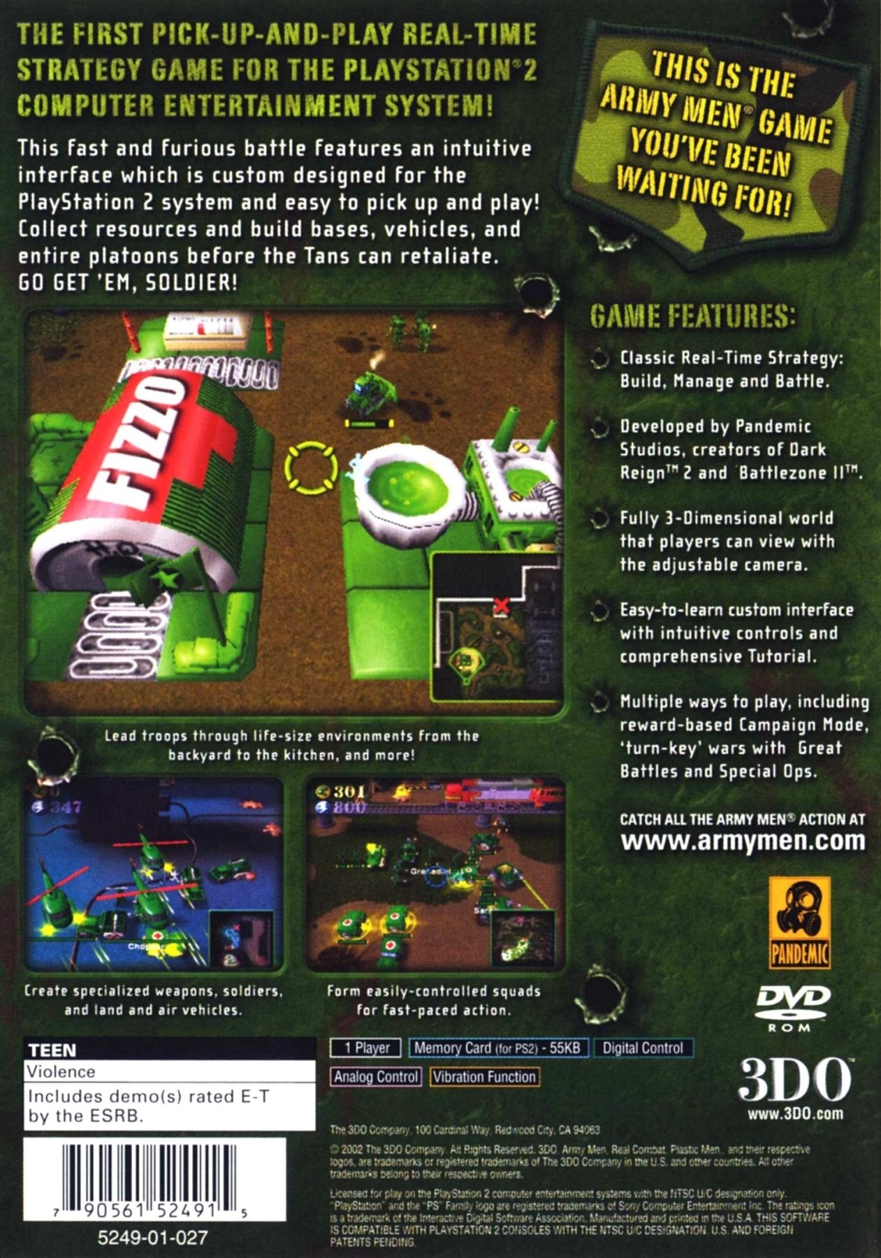 Army Men RTS - Playstation 2 - Retro Island Gaming