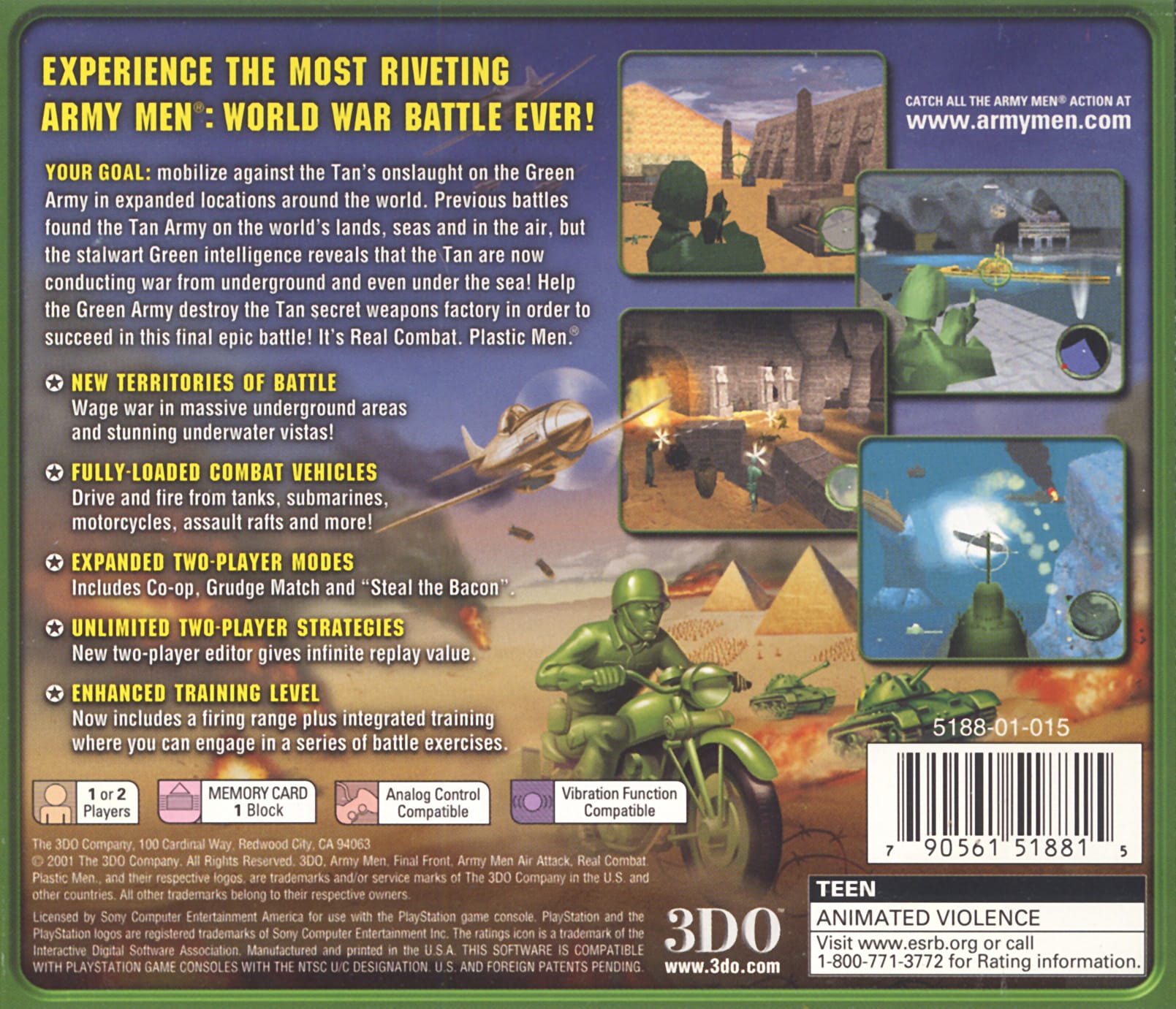 Army Men World War Final Front - Playstation - Retro Island Gaming