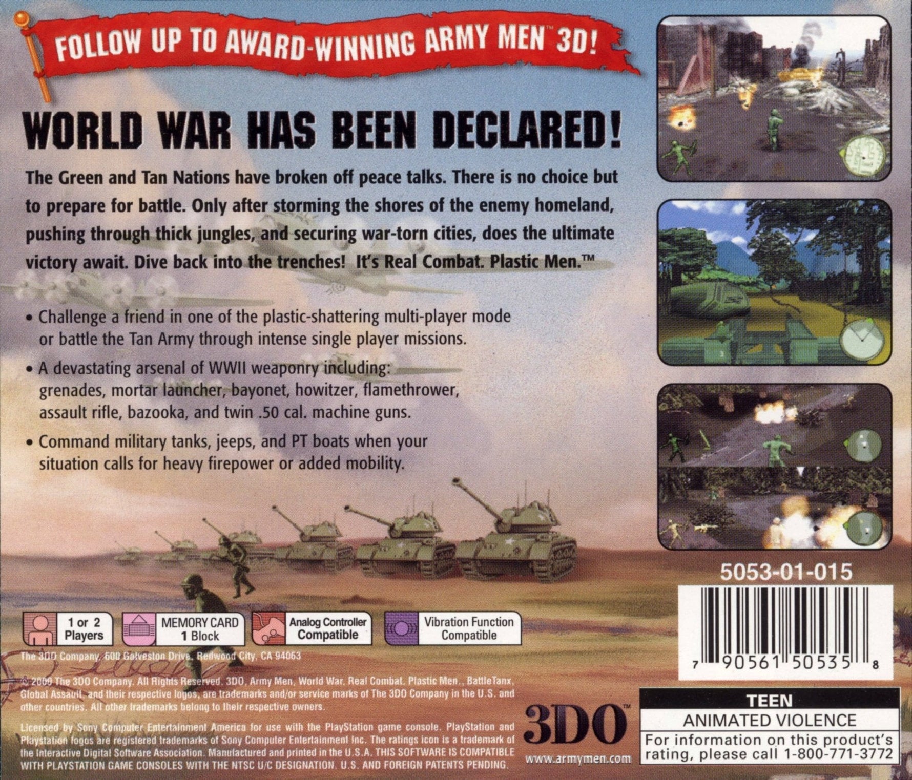 Army Men World War - Playstation - Retro Island Gaming