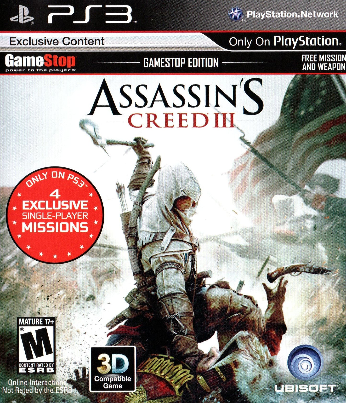 Assassin’s Creed III [Gamestop Edition] - Playstation 3 - Retro Island Gaming