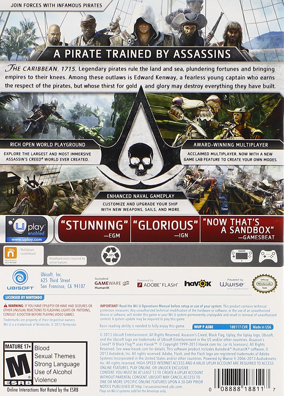 Assassin's Creed IV: Black Flag - Wii U - Retro Island Gaming