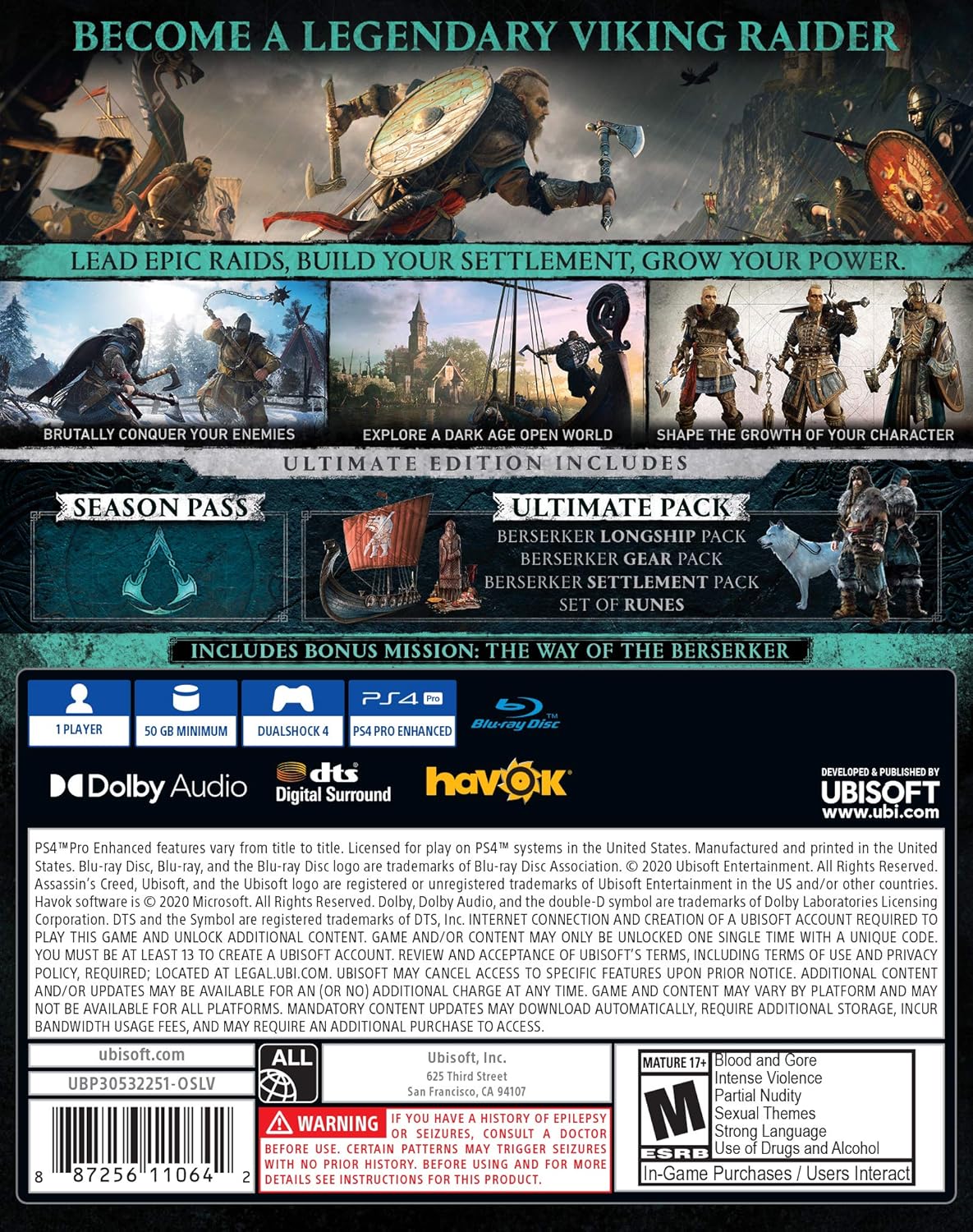 Assassin's Creed Valhalla - Playstation 4 - Retro Island Gaming