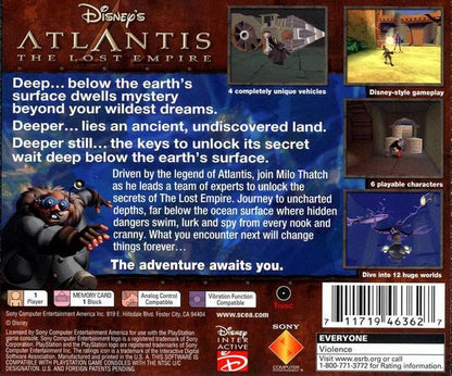 Atlantis The Lost Empire - Playstation - Retro Island Gaming