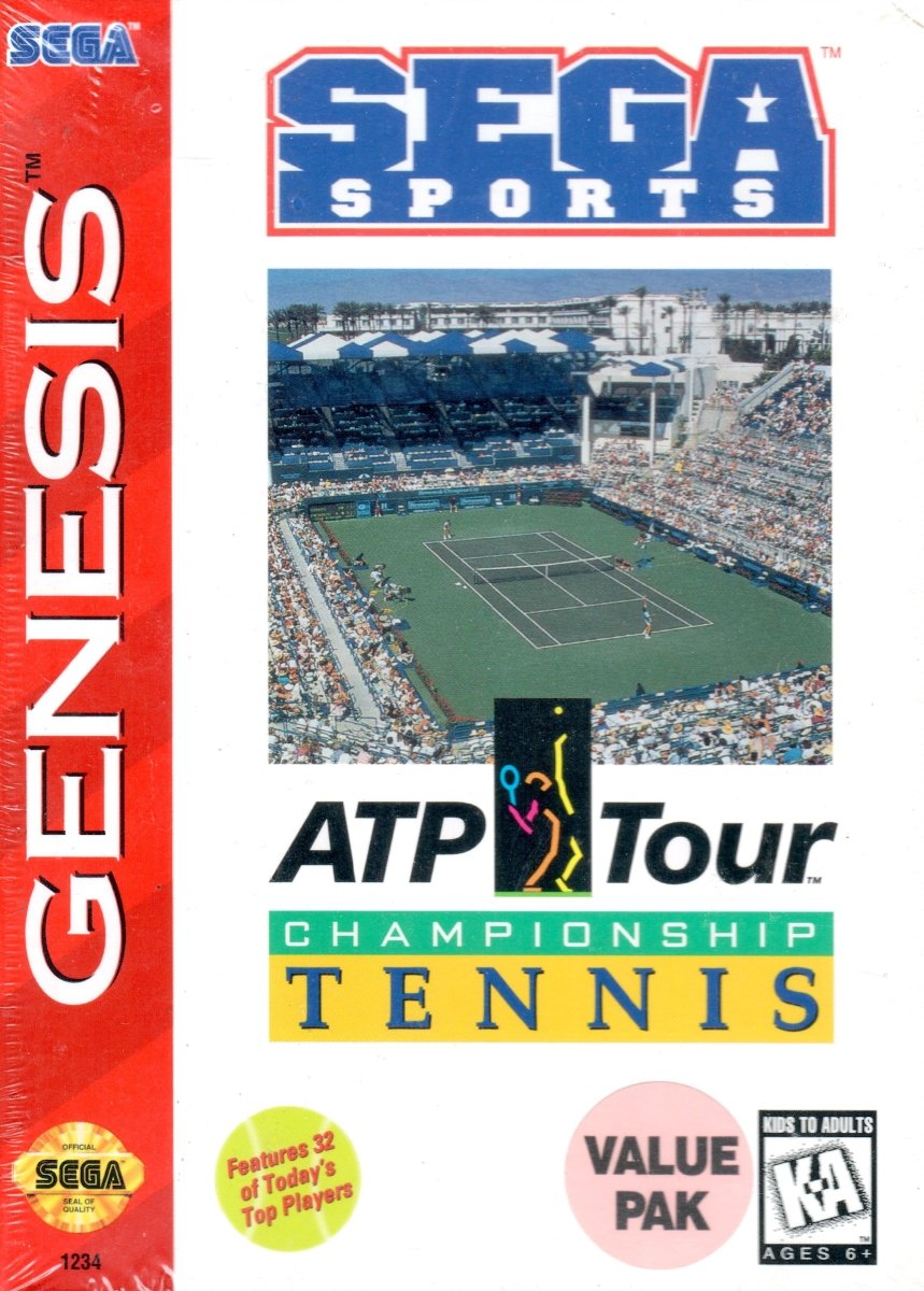 ATP Tour Championship Tennis - Sega Genesis - Retro Island Gaming