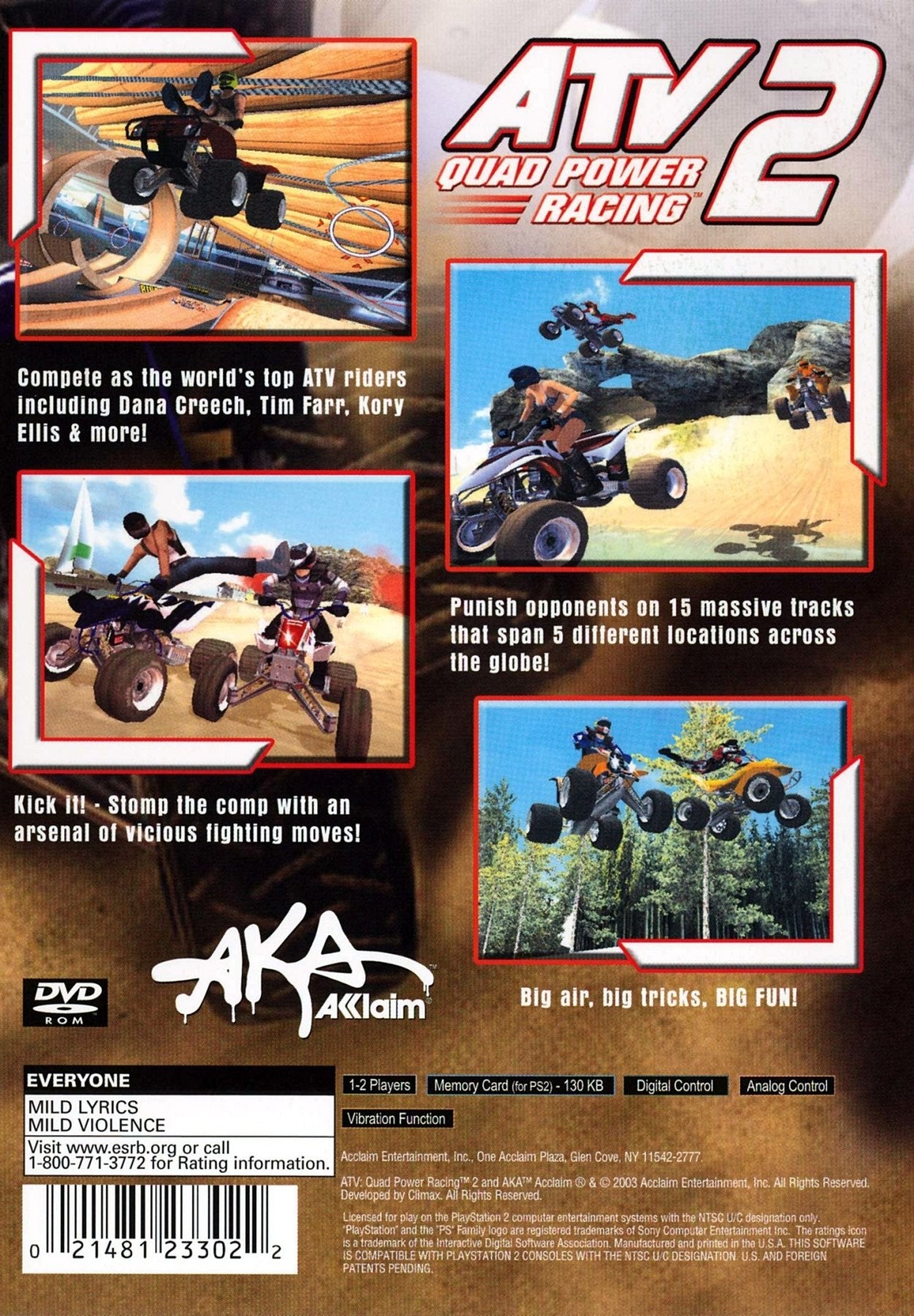 ATV Quad Power Racing 2 - Playstation 2 - Retro Island Gaming