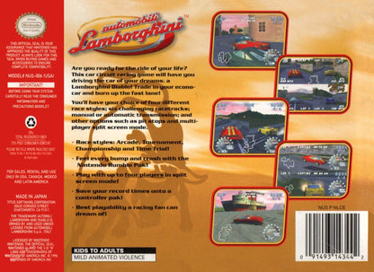 Automobili Lamborghini - Nintendo 64 - Retro Island Gaming