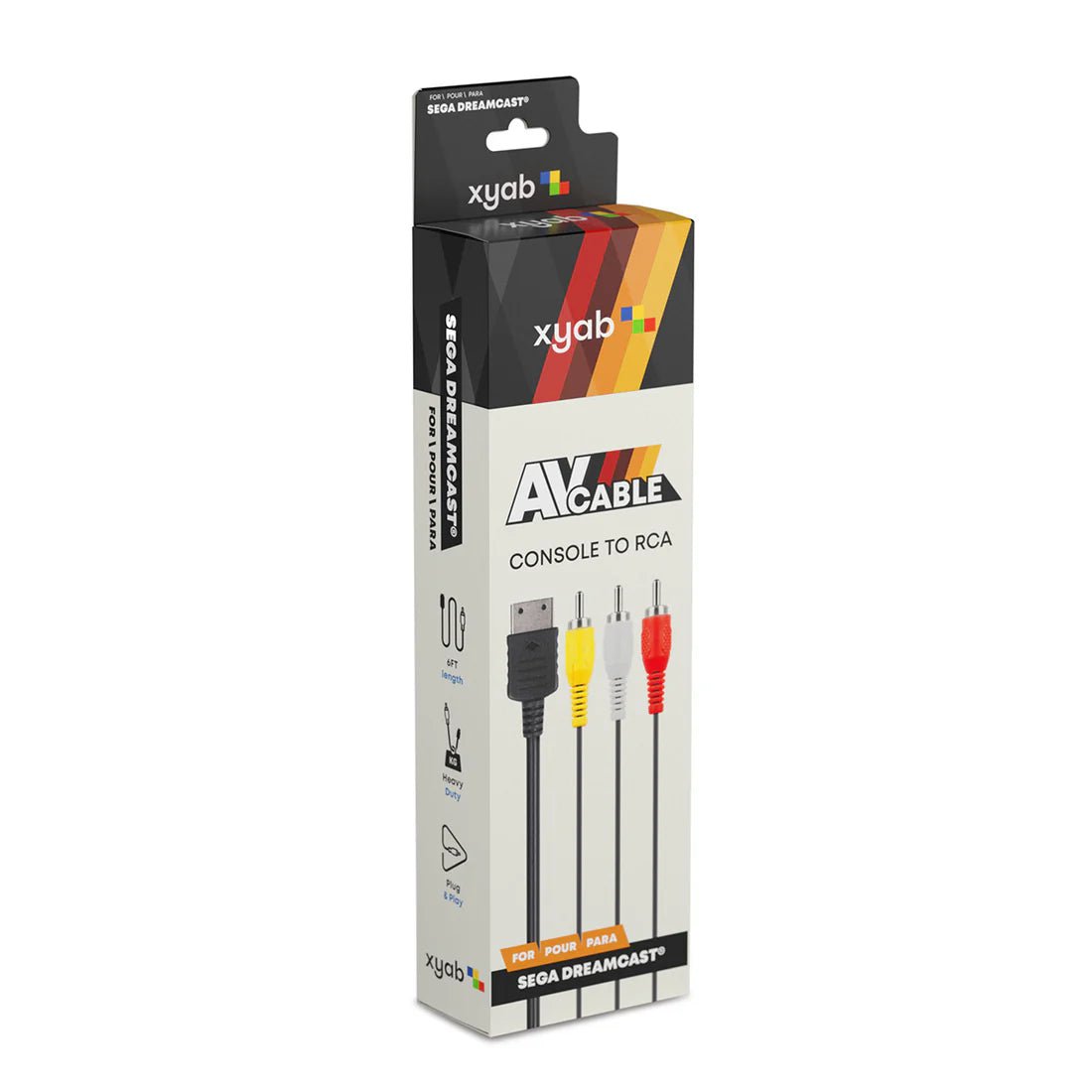AV Composite Cable for Sega Dreamcast - xyab - Retro Island Gaming