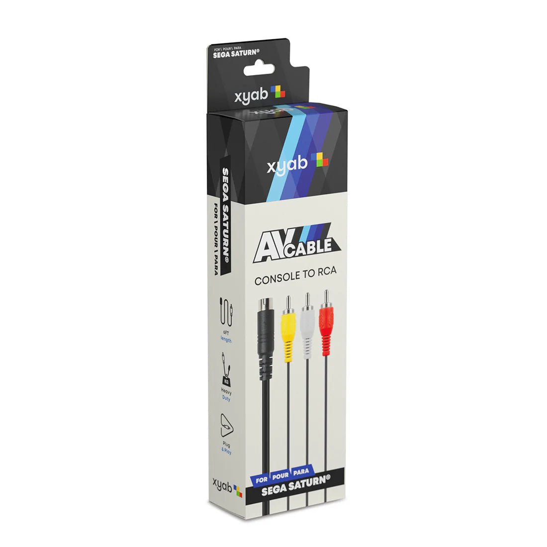 AV Composite Cable for Sega Saturn - xyab - Retro Island Gaming