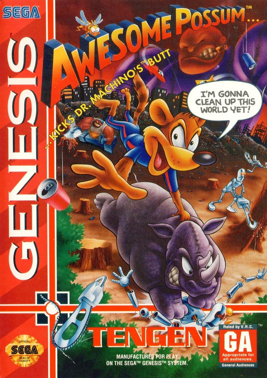 Awesome Possum - Sega Genesis - Retro Island Gaming