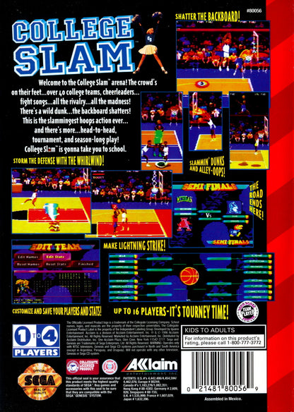 College Slam - Sega Genesis - Retro Island Gaming