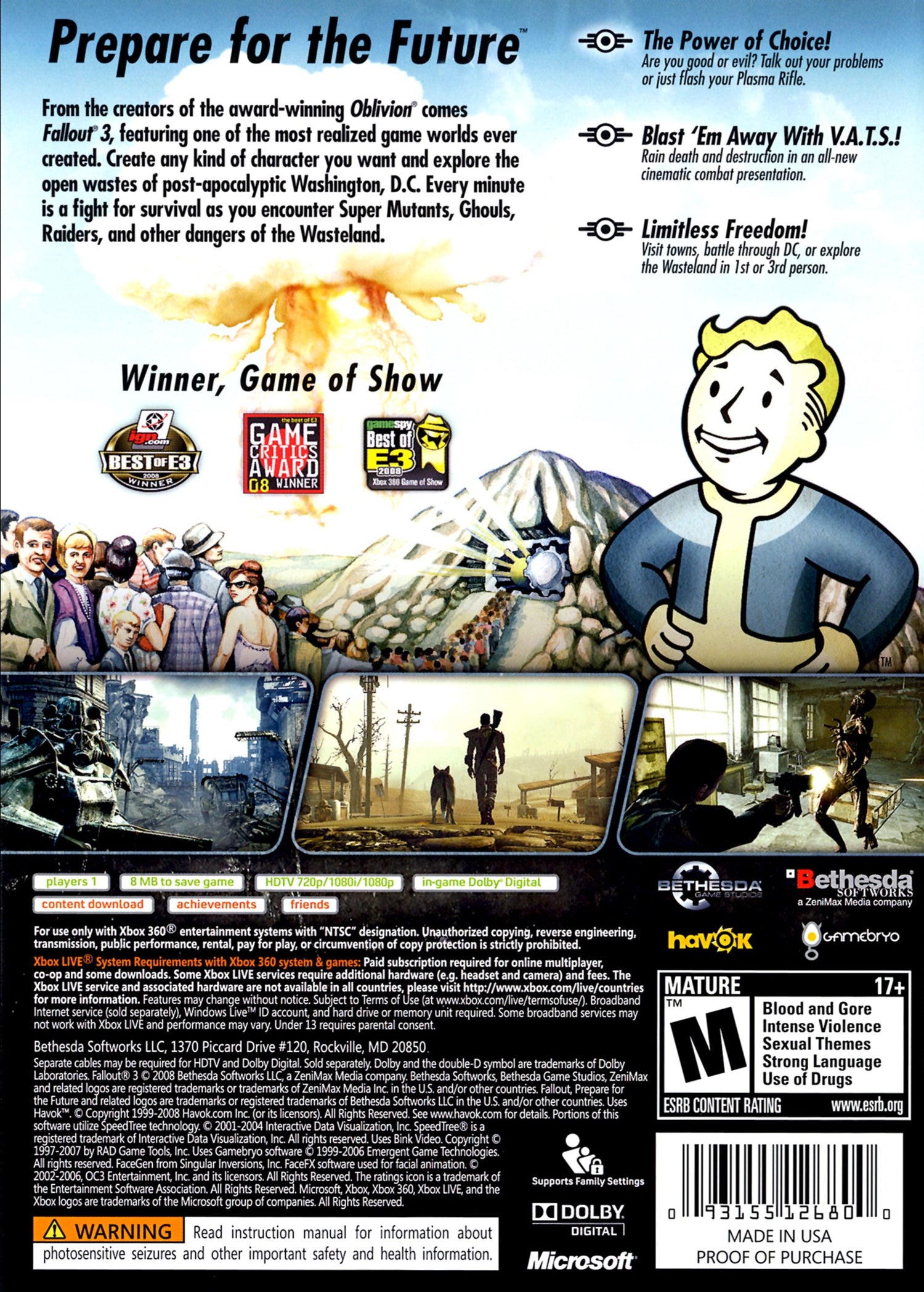 Fallout 3-Xbox 360