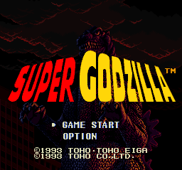 Super Godzilla - Super Nintendo