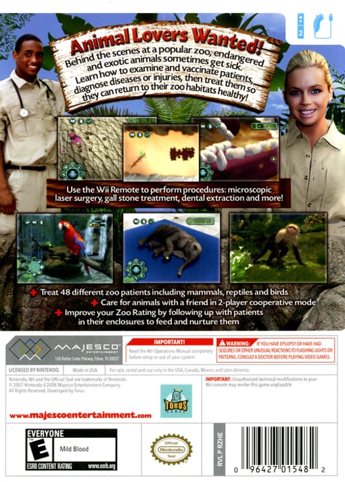 Zoo Hospital - Wii