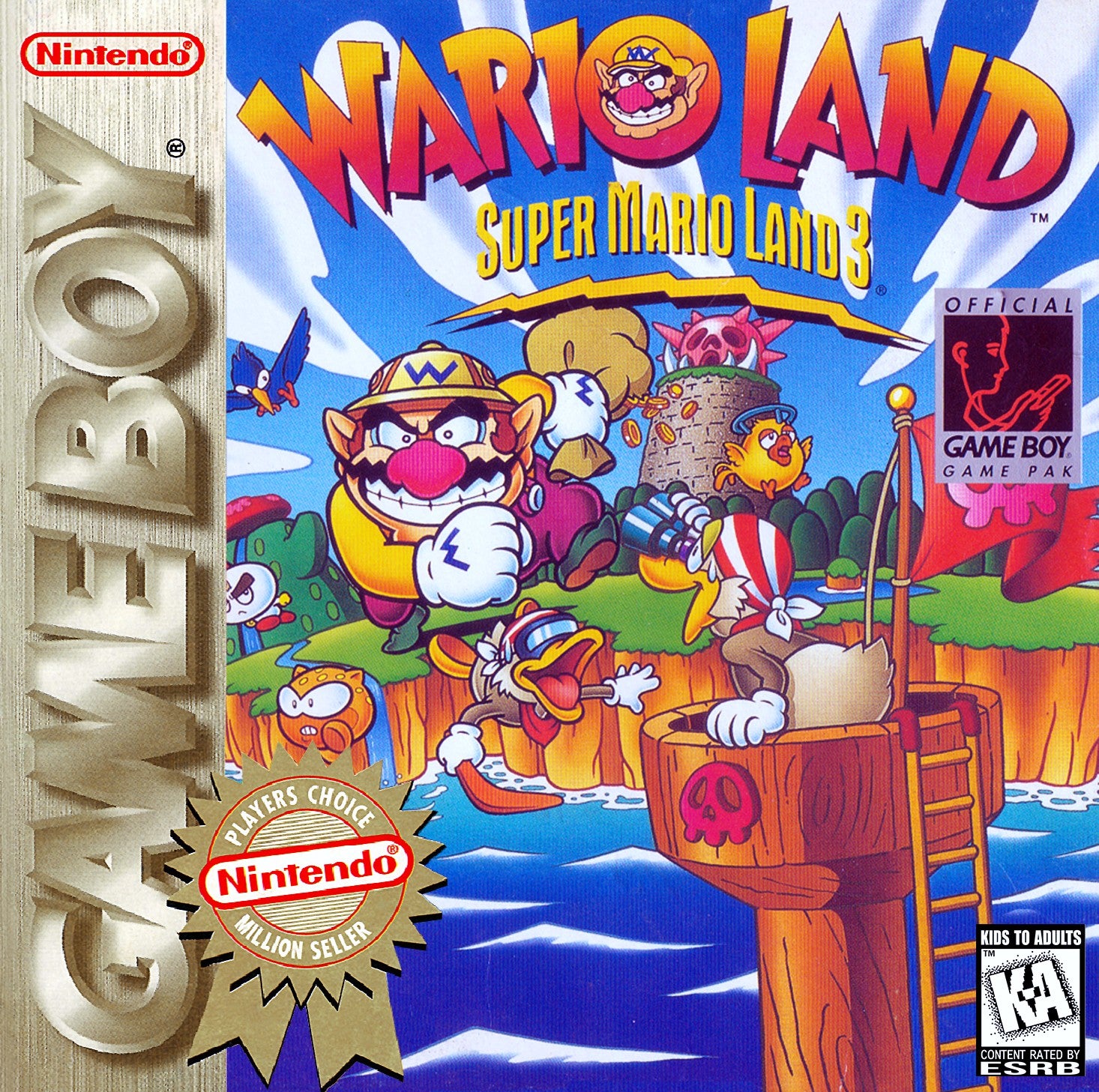Wario Land Super Mario Land 3 [Player's Choice] - GameBoy