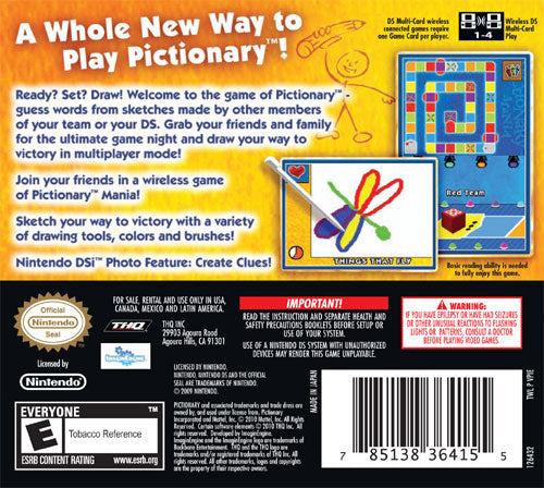 Pictionary - Nintendo DS