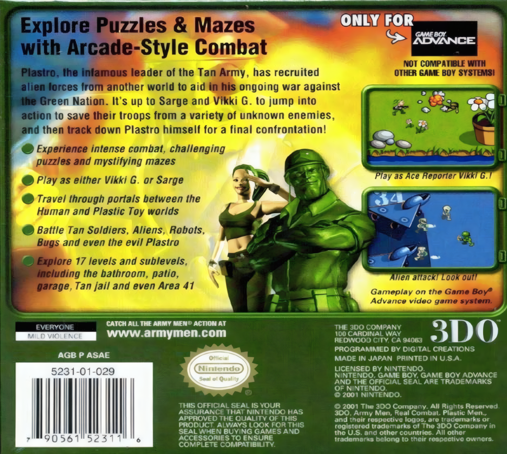 Army Men Advance - GameBoy Advance