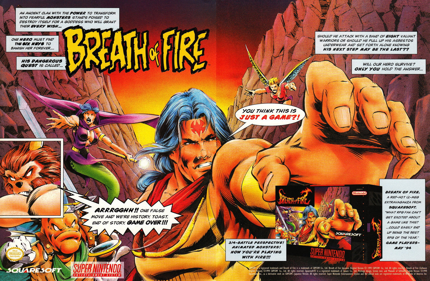 Breath of Fire - Super Nintendo